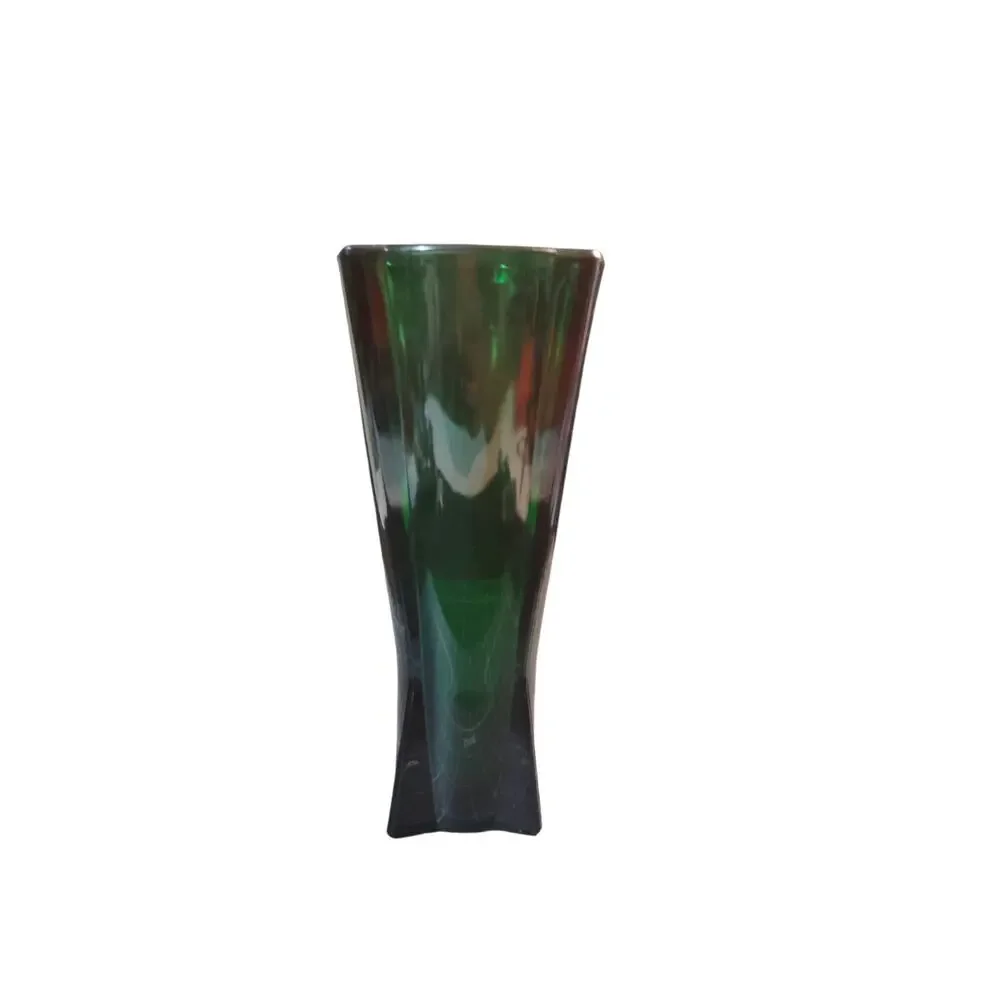 mid-century emerald green glass 